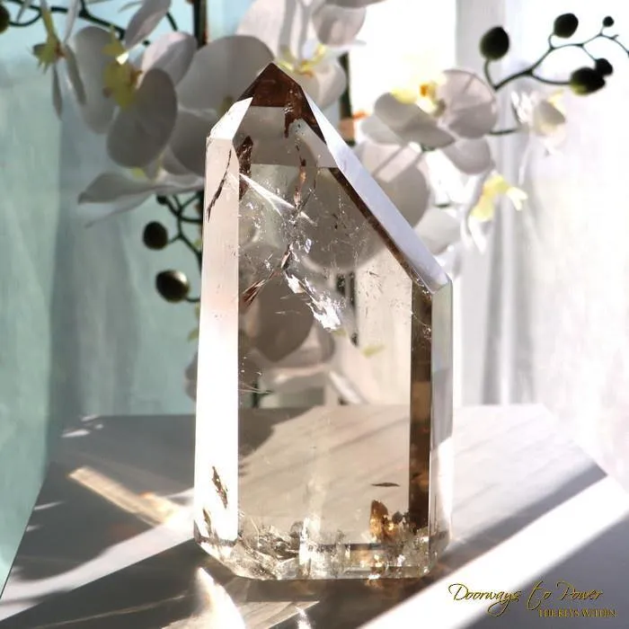 Natural Citrine Crystal Point & Abundance Stone 'Museum Quality'