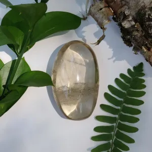 Natural Citrine Palm Stone (#3)