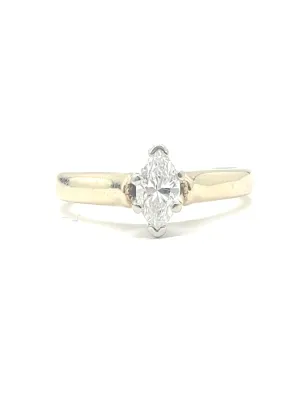 NEW 1/2 Carat Diamond Marquise Solitaire