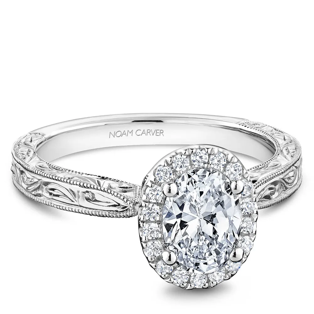 Noam Carver Engagement Ring - B019-05WSE-FCYA