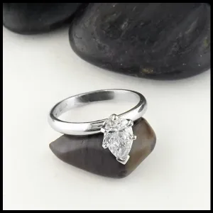 Pear Cut Diamond Ring