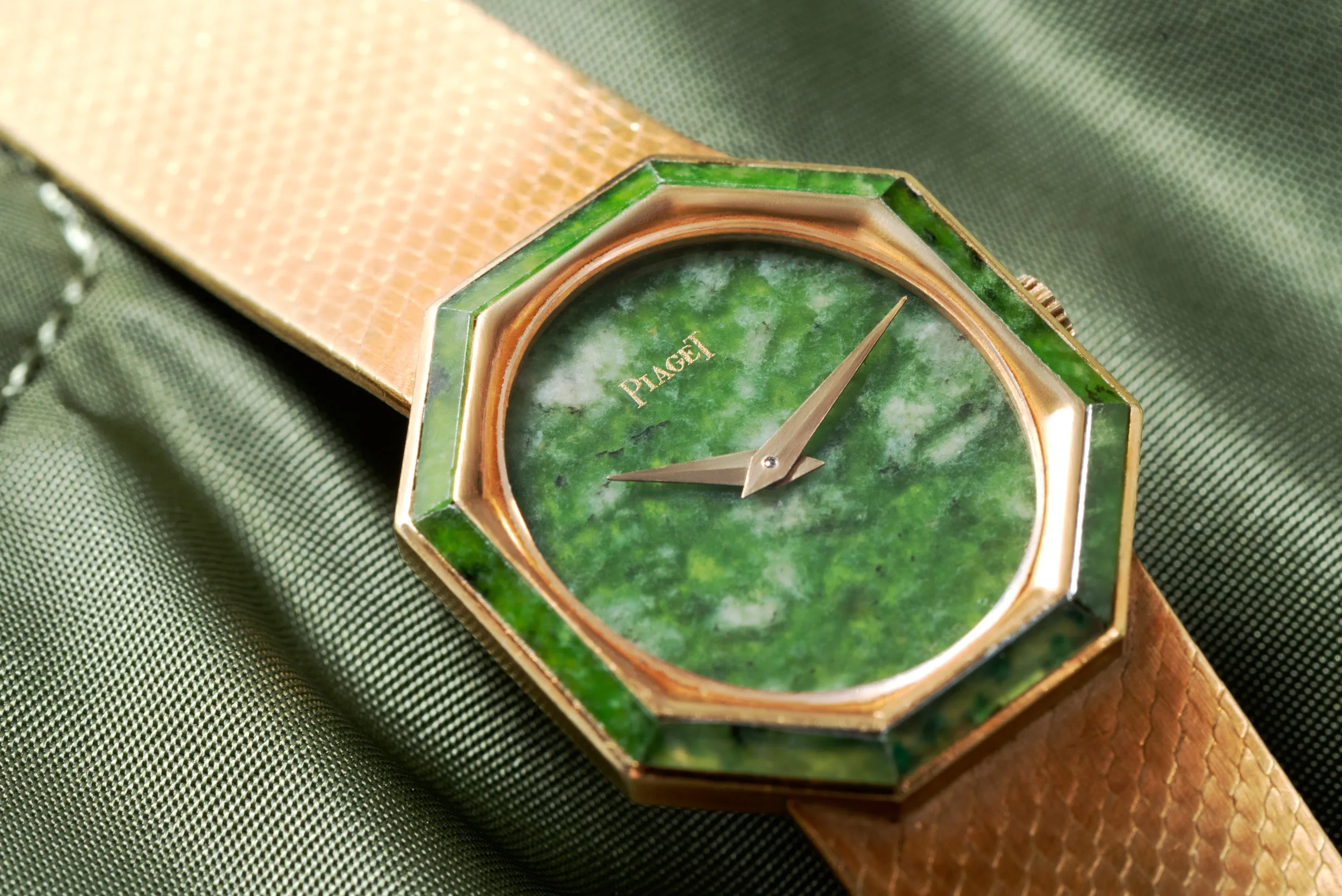 Piaget Ladies 18k Jade Dial