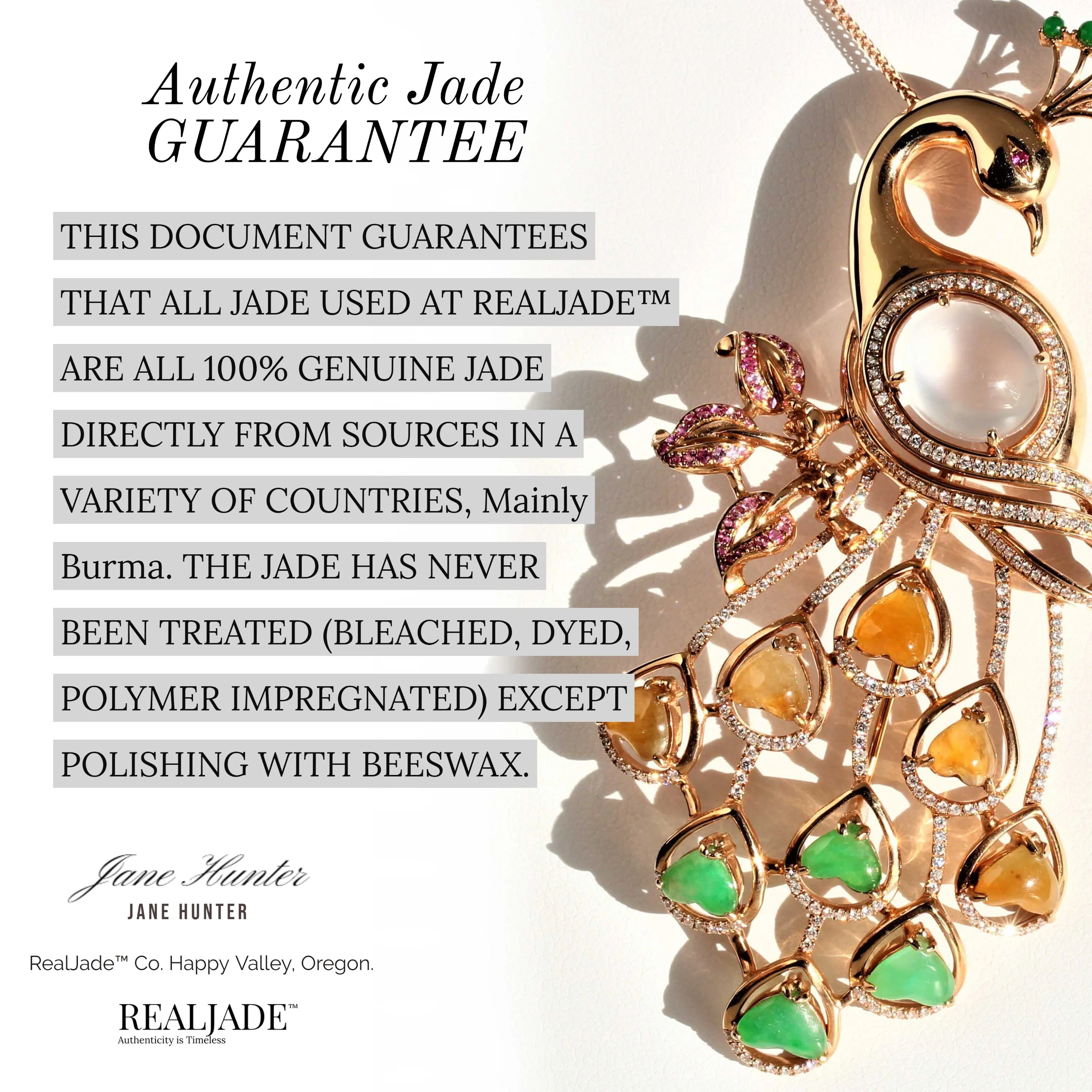 RealJade® "Submarine" Genuine High-quality Jade Jadeite Bracelet Bangle with 24k Yellow Golden Duck Charm Colorful #407