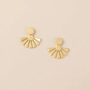 Refined Earring Collection - Sunburst Ear Jacket