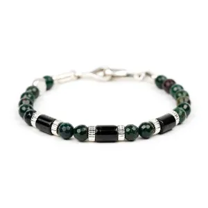 Round Tube Gemstone Bracelet