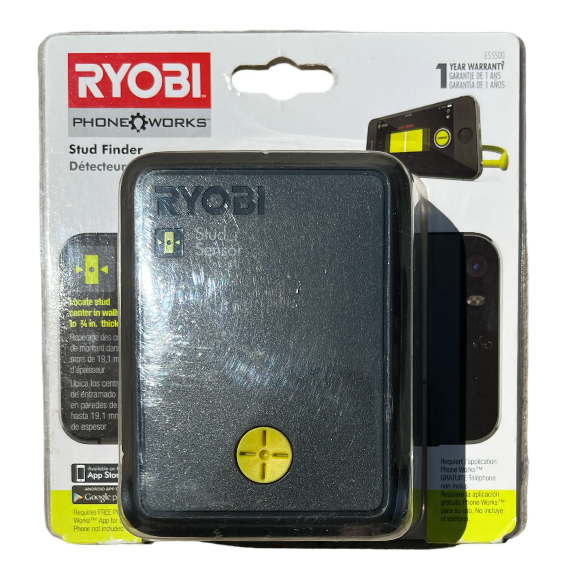 RYOBI PHONE WORKS Stud Finder