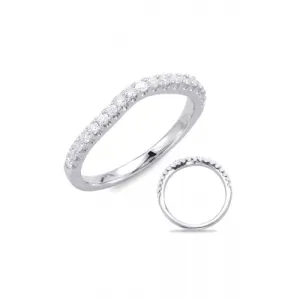 S Kashi & Sons Curved Wedding Band EN7635-BWG