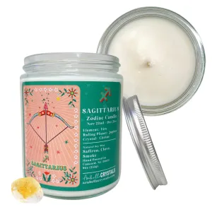 Sagittarius Zodiac Jar Candle