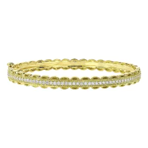 Scalloped Edge Bangle