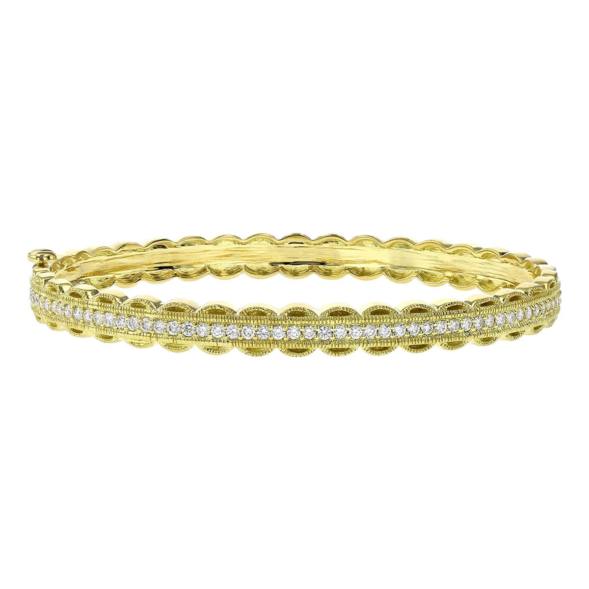 Scalloped Edge Bangle