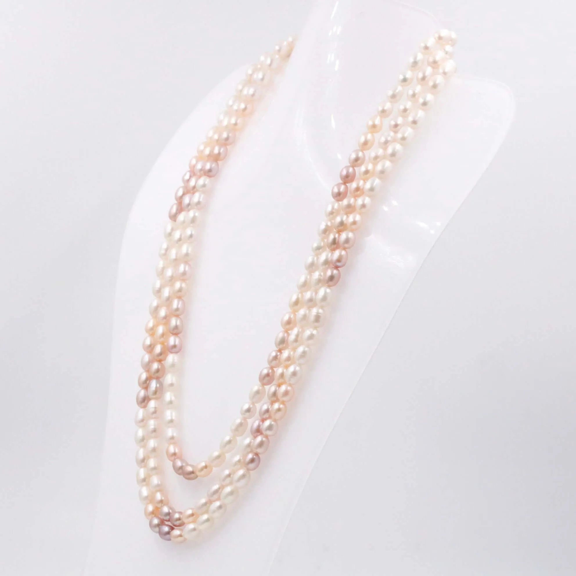 Shaded Pearl Necklace Layered Necklace Cultured Pearl Beaded Necklace Indian Necklace Sarafa Necklace Multi Strand Necklace SKU: 6143171