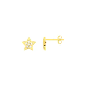 STARRY EYED STUDS GOLD