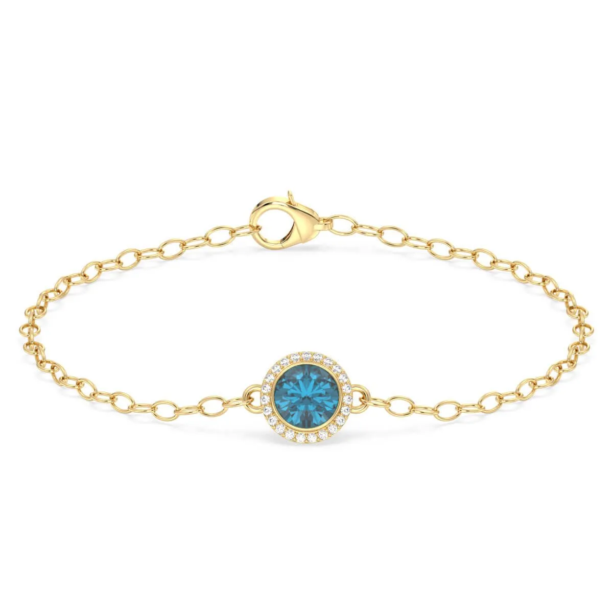 Sun with Encrusted Moissanite Bracelet