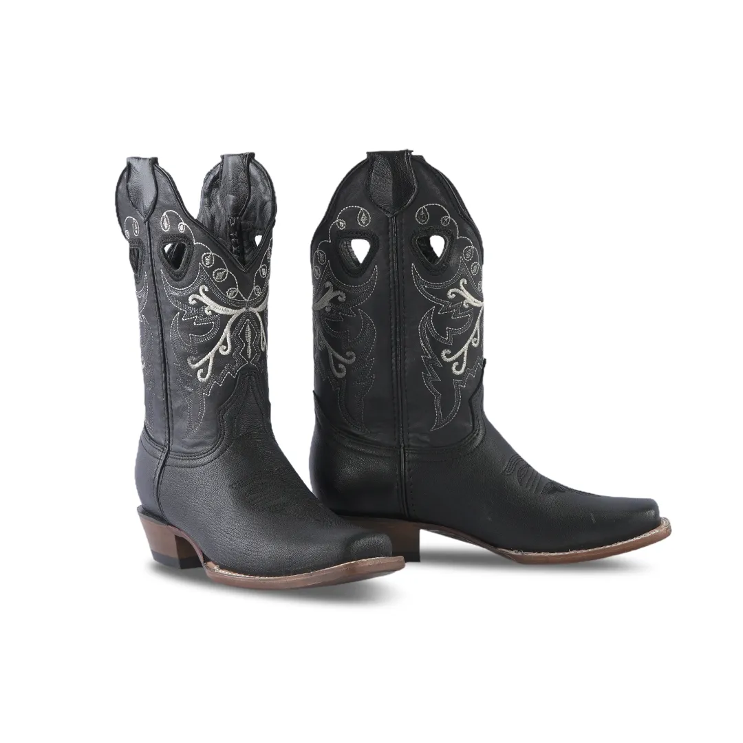 Texas Country Women's Western Boot Rush Black E316