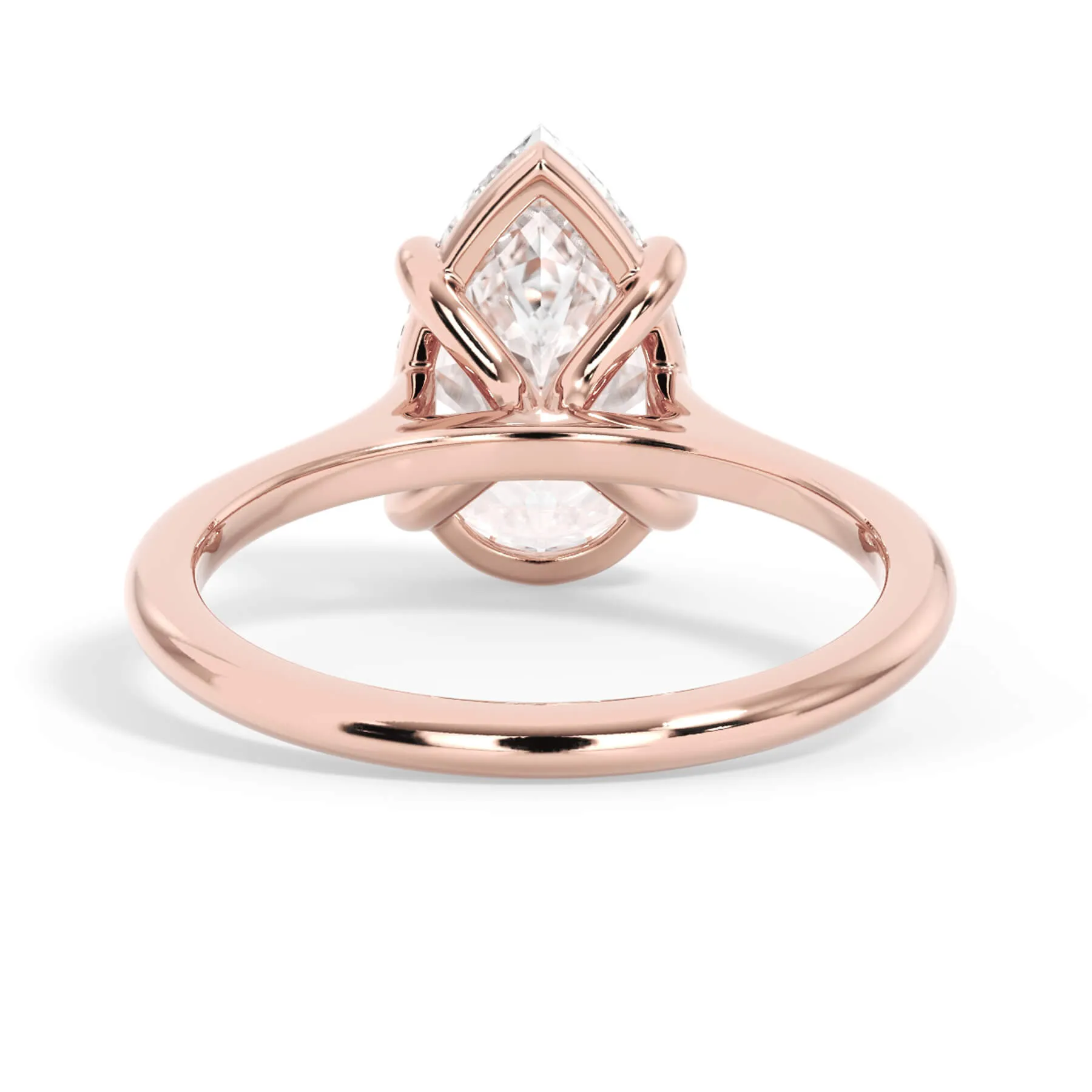 Thin Solitaire Engagement Ring 1.5mm Wide