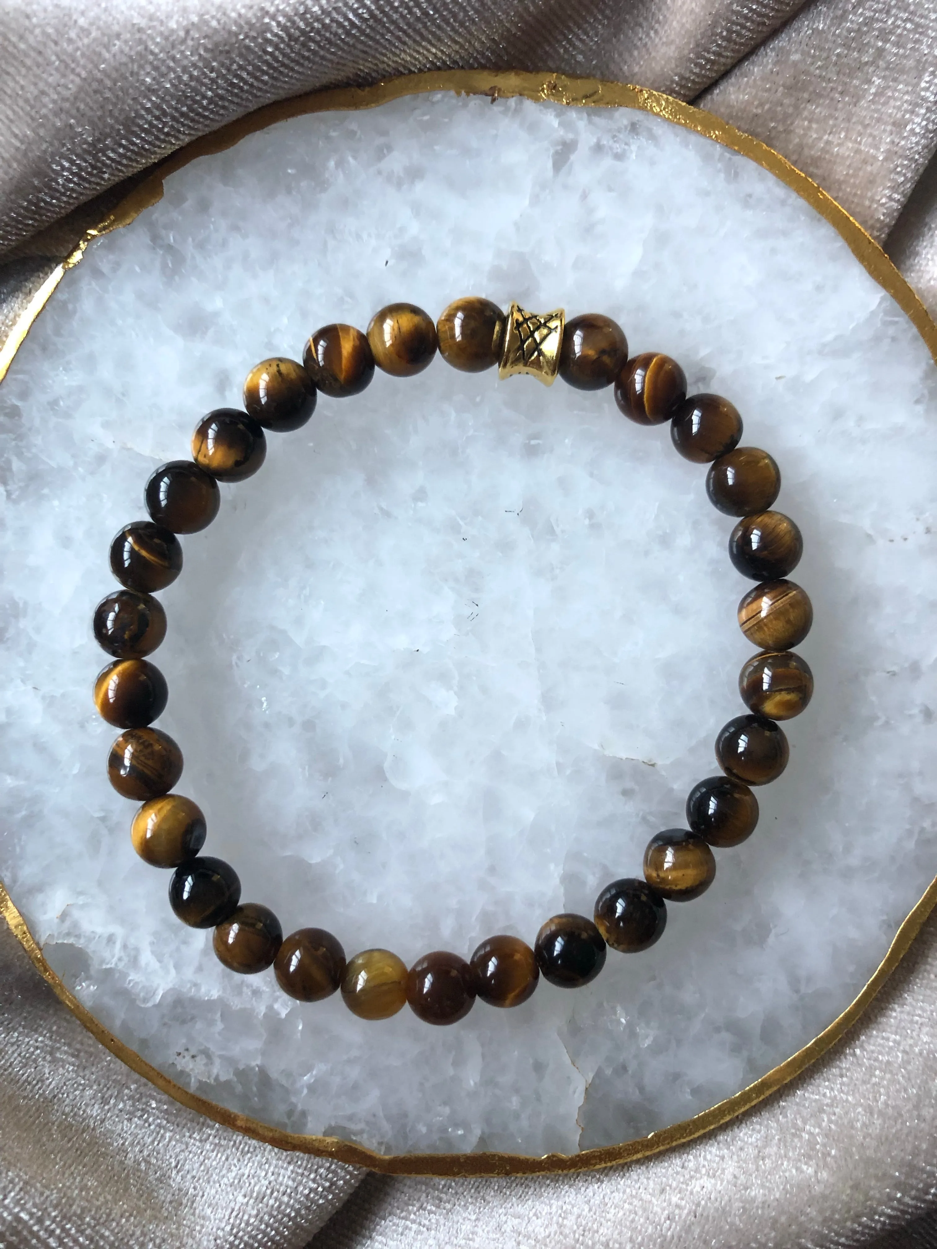 Tigers Eye Men's Bracelet