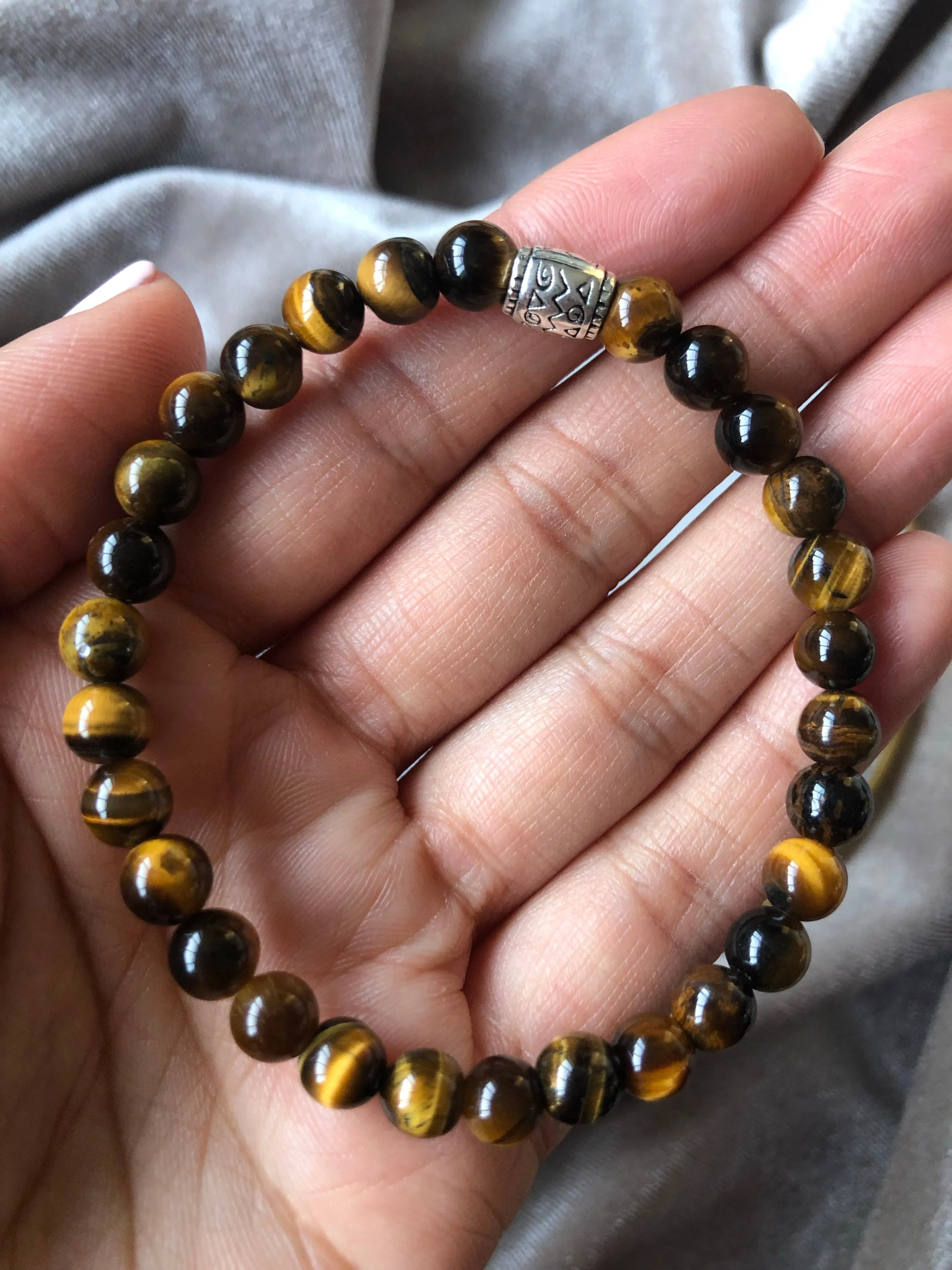 Tigers Eye Men's Bracelet