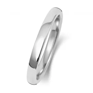 Wedding Band 18K Soft Court 2mm Wedding  Ring WQ131WH/I