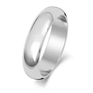 Wedding Band 9ct D Shape 5 mm Wedding  Ring W105WUL