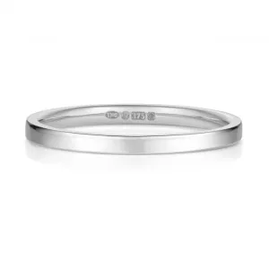 Wedding Band 9K Flat Court 1.7mm-1.7 Wedding  Ring W120WH