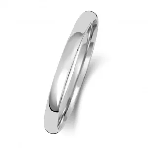 Wedding Band 9K Slight Court 2mm-1.4 Wedding  Ring W111WM