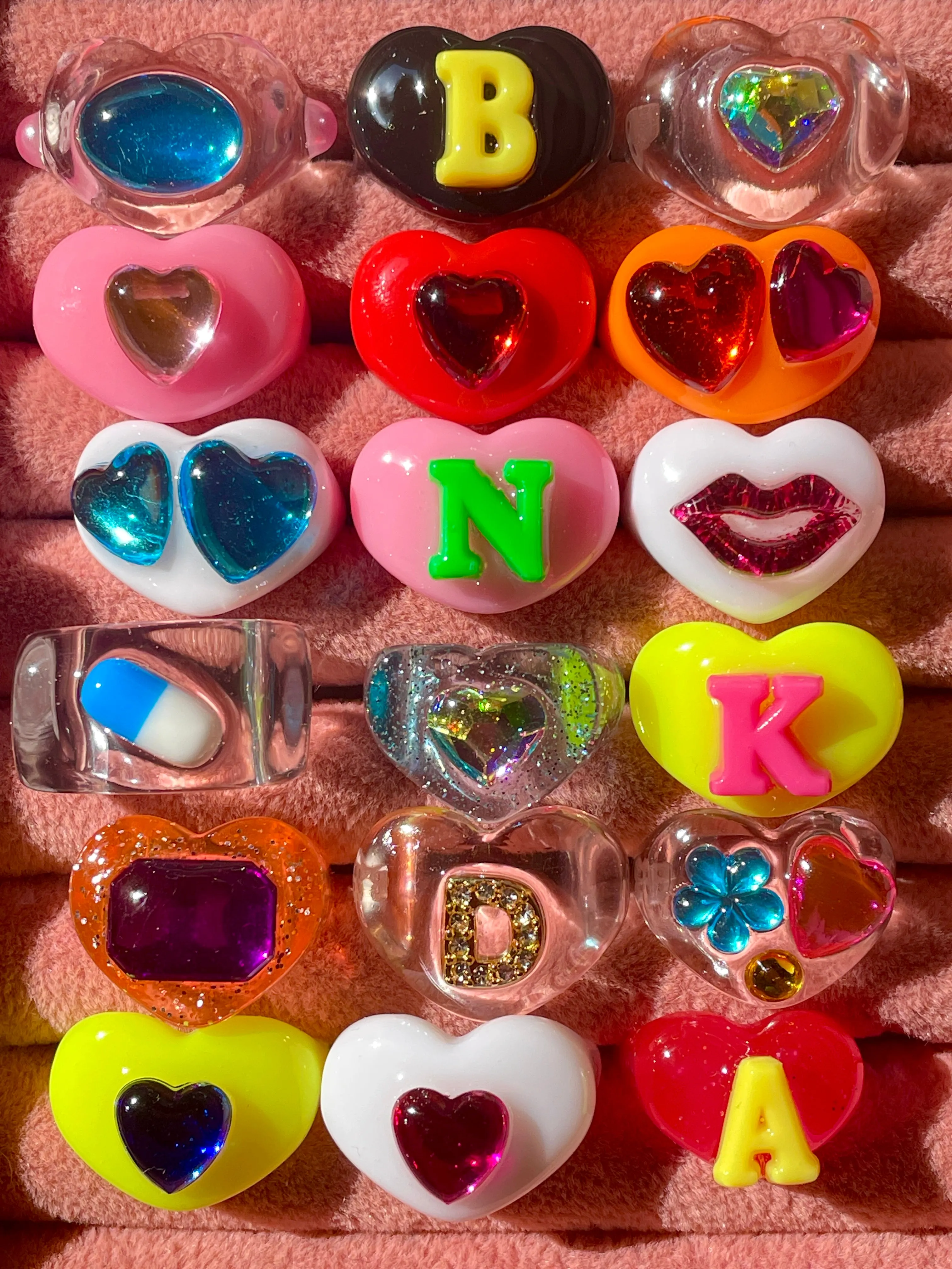 YELLOW RAINBOW LUCKY RING