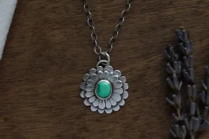 Zinnia Necklace | Emerald Valley Turquoise